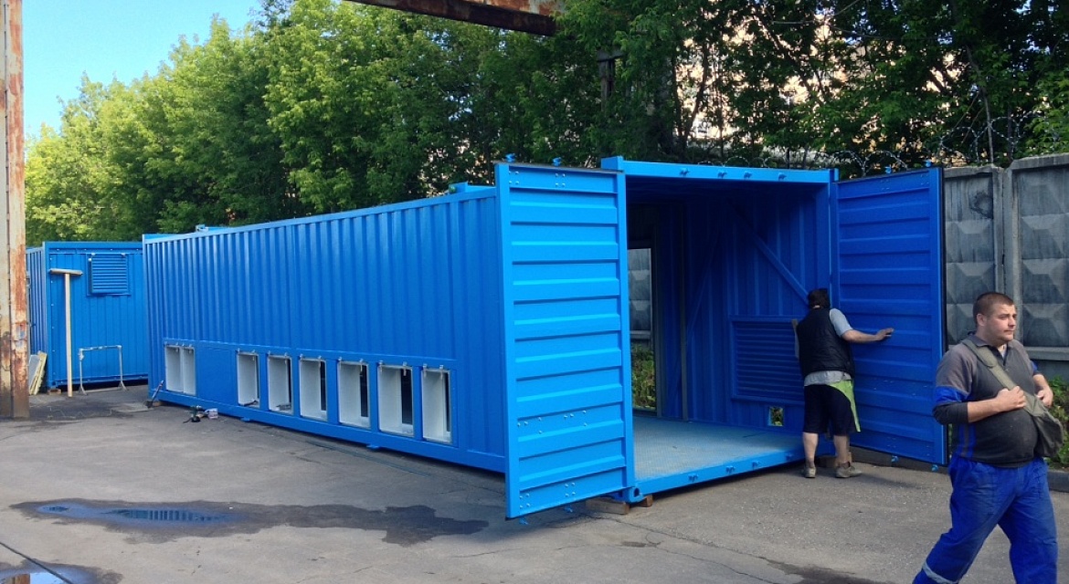 Утепление металлического контейнера - г. Москва