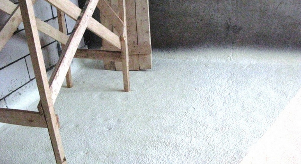 Утепление бетонного пола ппу